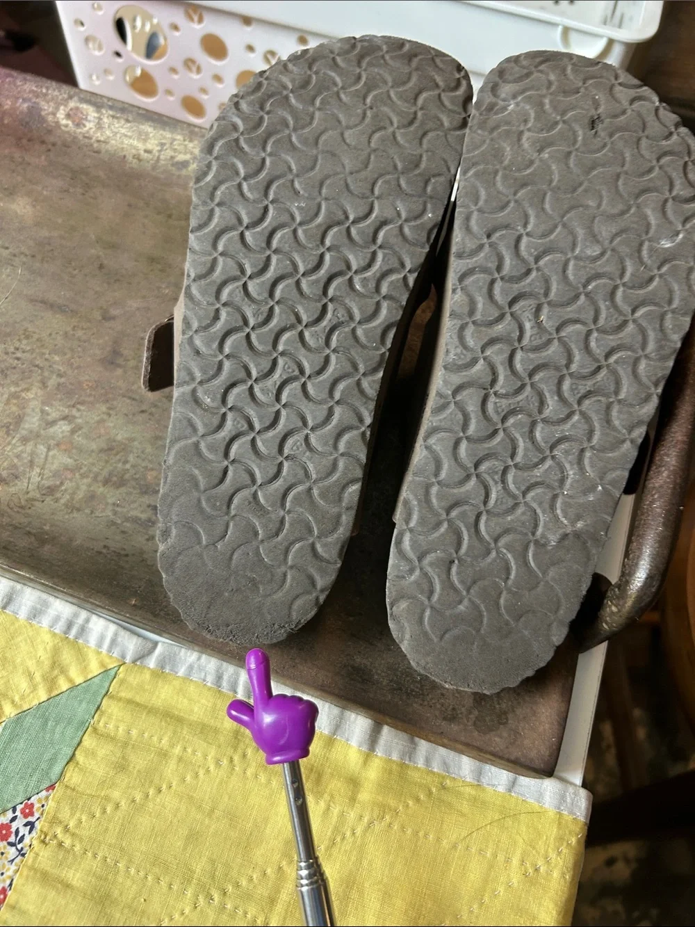 Birkenstocks Arizona with Brown Leather in Youth size 34